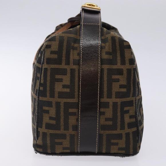 FENDI Zucca Canvas Hand Bag Black Brown - Picture 4 of 13